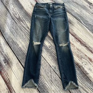 Good American Good Legs Distressed High Rise Skinny Jeans